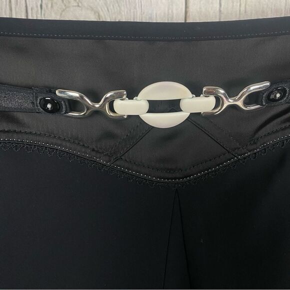 HIGH TECH Everyday Couture Black and White Maxi Skirt Palazzo Pant Size 12  180 - Picture 5 of 13